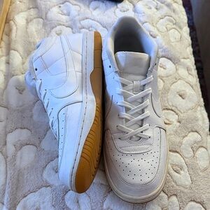 Nike White and Brown Men's Sneakers